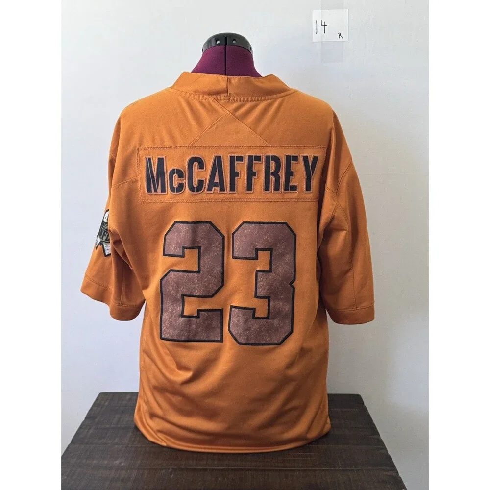 Nike 49ers McCaffrey #23 Salute to Service Limited Jersey XL Brown Dri-Fit